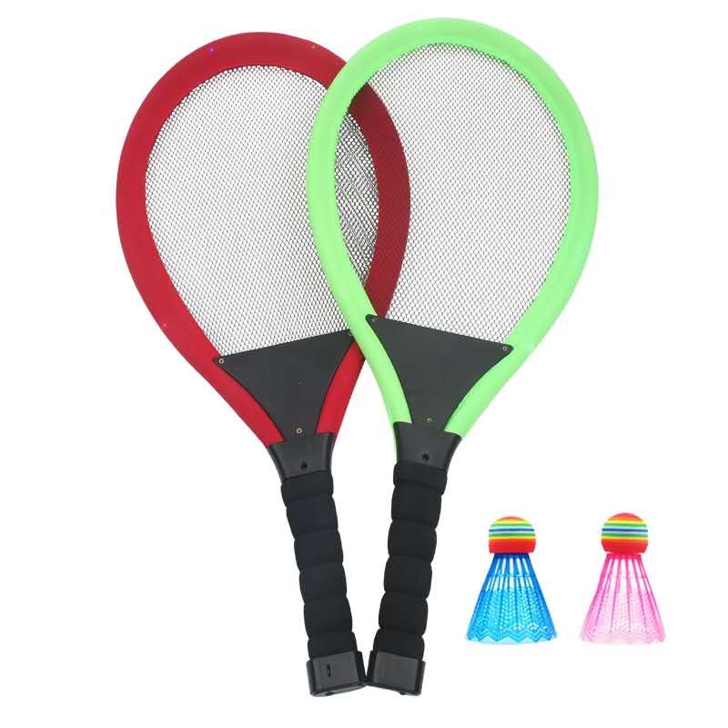 Luminous badminton racket