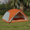 Factory direct sales of double-person hiking outdoor aluminum alloy camping tents with thickened rainproof features details Picture
