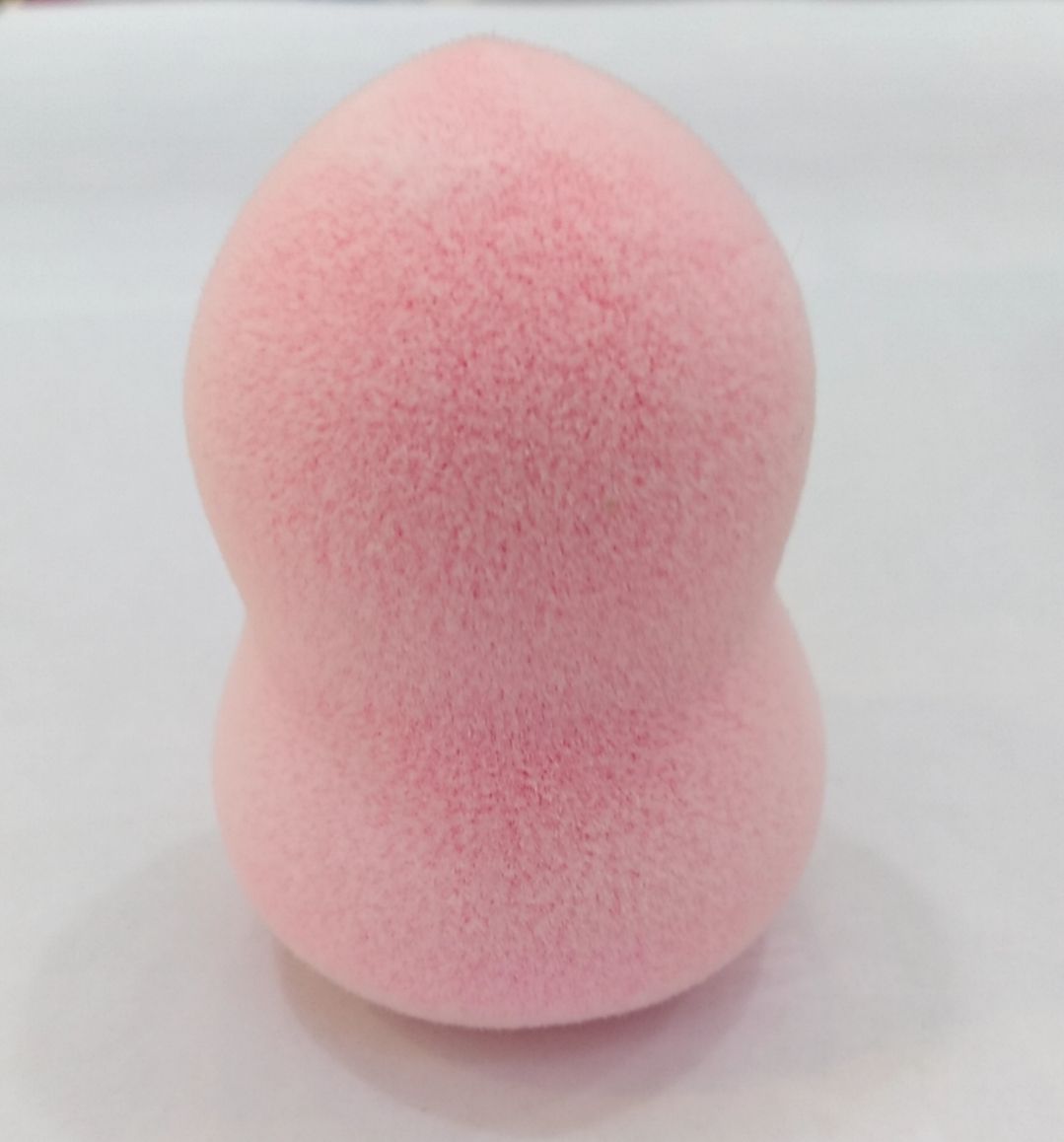 植绒葫芦40t 粉色超软不吃粉便携美妆工具