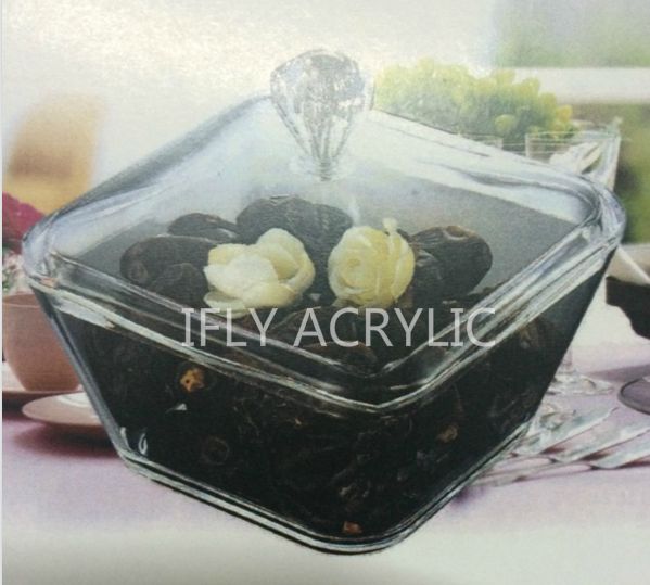 An acrylic jar storage box a snack box a candy box thumbnail