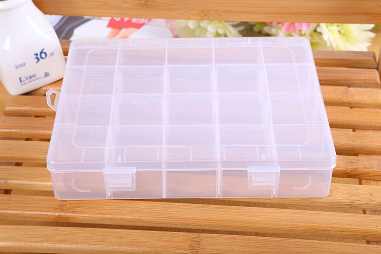 Wholesale 20-compartment transparent plastic storage boxes, electronic component boxes, multi-compartment detachable sewing boxes, jewelry boxes and organizing boxes Application Scenario