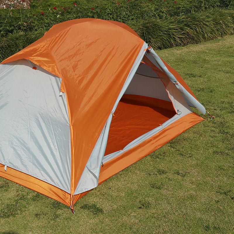 Factory direct sales of double-person hiking outdoor aluminum alloy camping tents with thickened rainproof features detail image 2