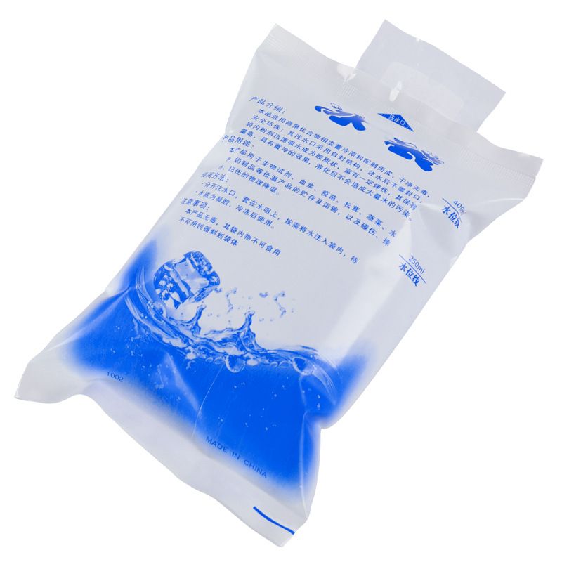 The 400ml thickened water-filled ice pack can be reused for refrigeration preservation, physical therapy, breast milk preservation, cooling, etc details Picture