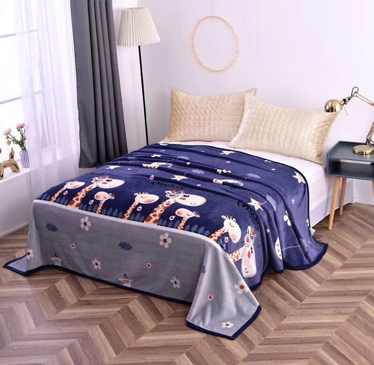 150x200CM，云雕绒一等产品，折边毛毯