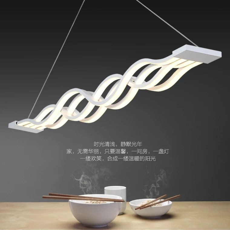 Long strip dining room study project decorates office light thumbnail
