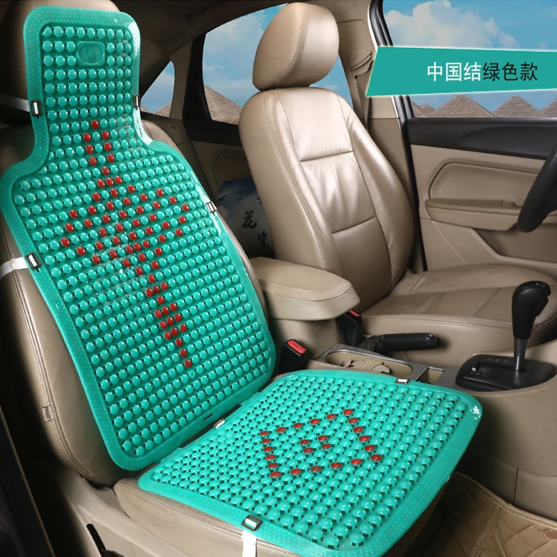 单张夏季面包车凉垫 货车塑料汽车坐垫单片 大车透气座垫胶垫中国结      图