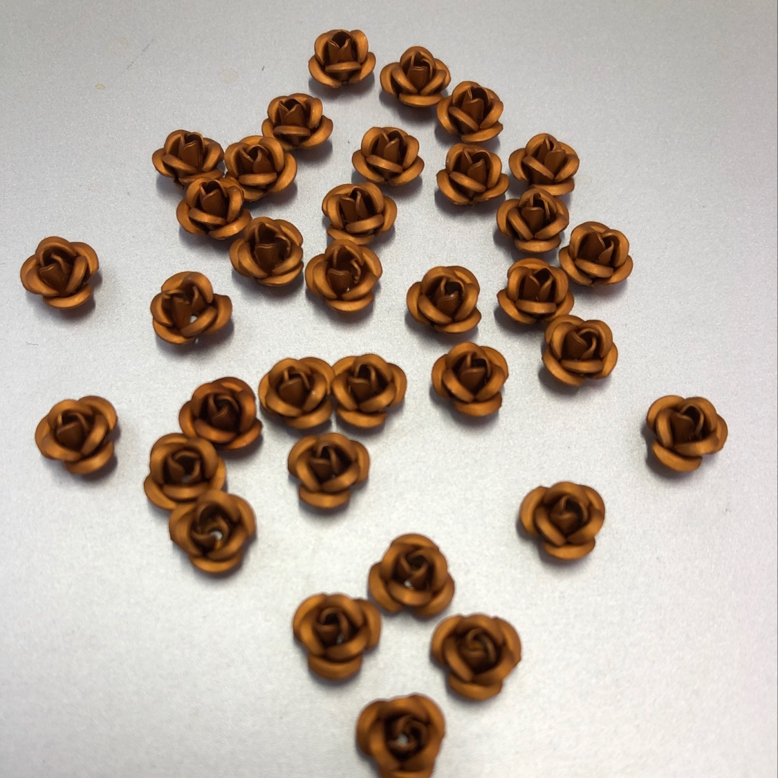 Yiwu Choucheng Ziying Accessories Store, 6mm Korean-style three-petal rose in 7# color