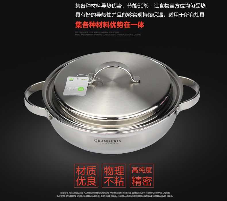 Grand Prix Stainless Steel Soup Pot 24 detail image 7