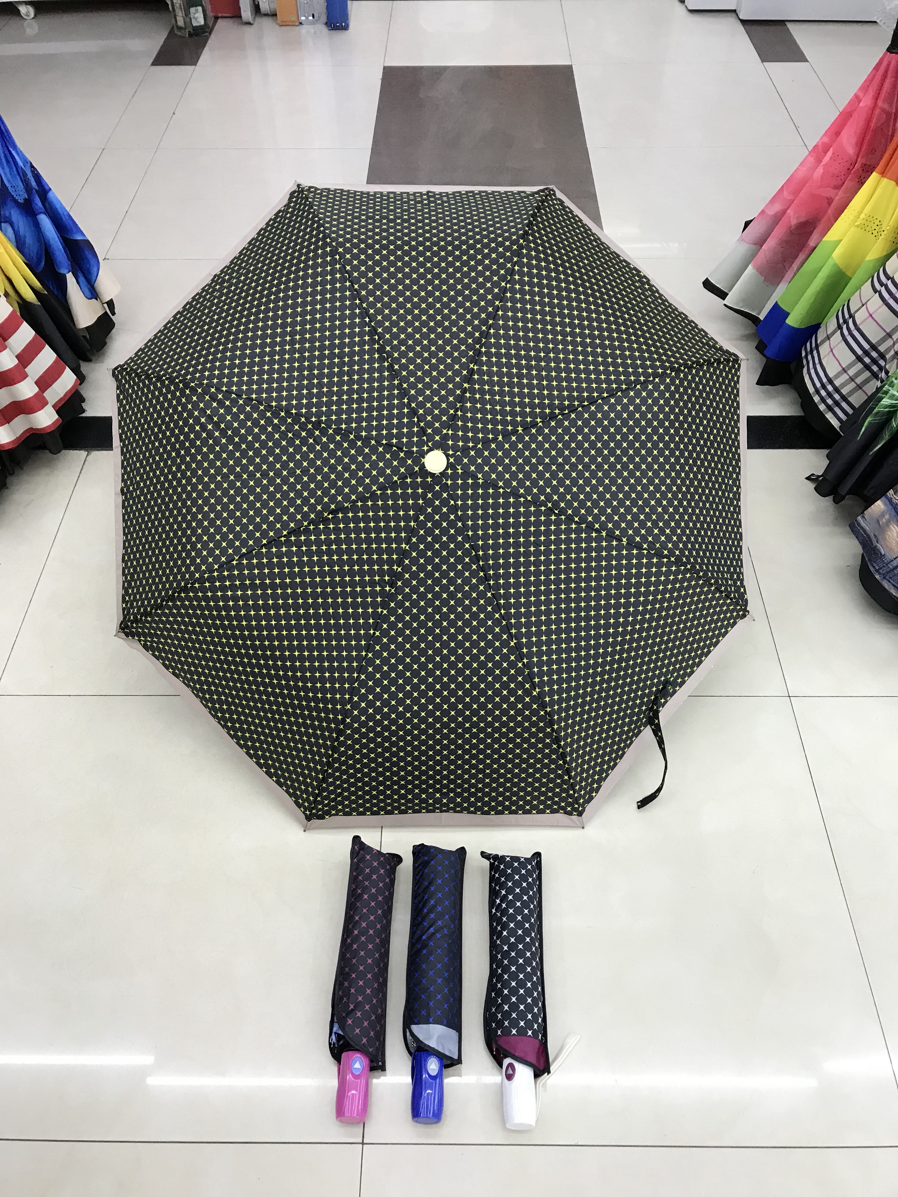 New Three-Half Automatic Umbrella details Picture