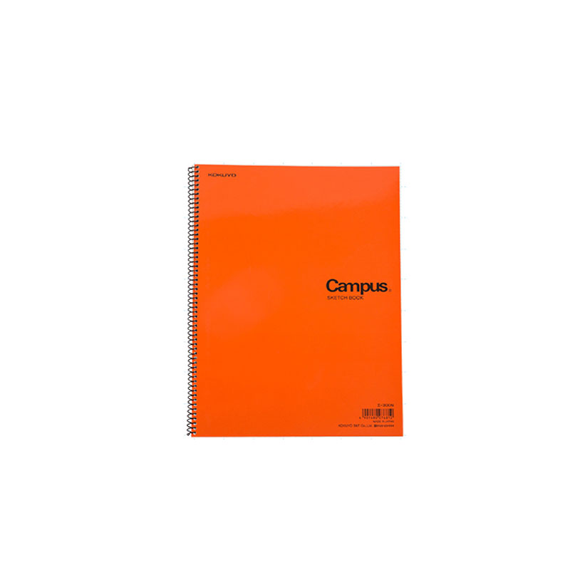 KOKUYO/ Kokuyu E-300N Campus Spiral-bound Sketch Book orange A4-S