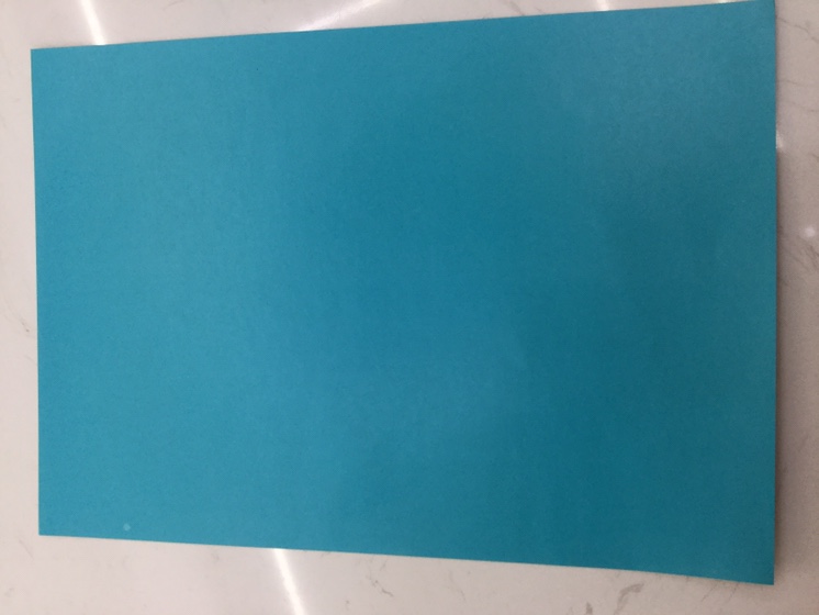 Sky blue sticker full figure