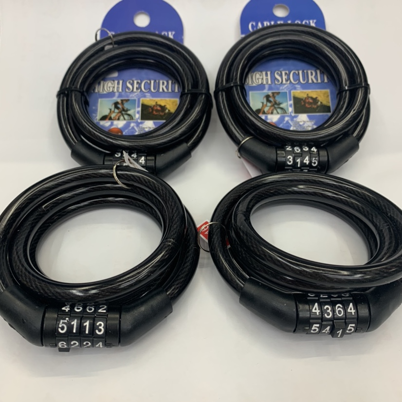 Lock steel wire lock cable lock Battery car lock motorcycle lock anti-theft lock outdoor lock