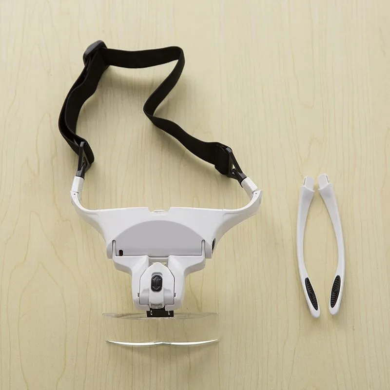 Factory direct sales of head-mounted multi-lens magnifying glass with light 9892B1 detail image 3