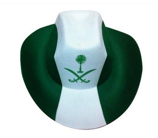 Three-color non-woven fabric World Cup fan hats pic 4