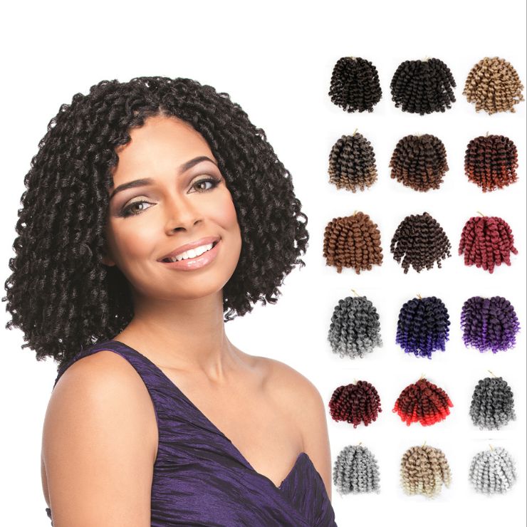Screw coil for small African spring twist braid curls