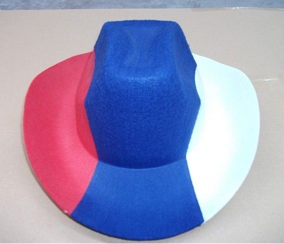 Three-color non-woven fabric World Cup fan hats pic 10