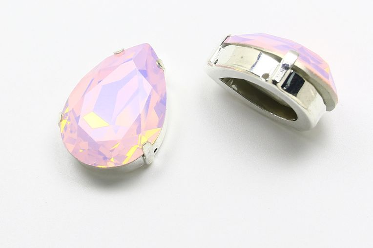 东洲水晶 粉蛋白系列尖底玻璃爪钻diy鞋服手缝钻 箱包饰品配件详情图3