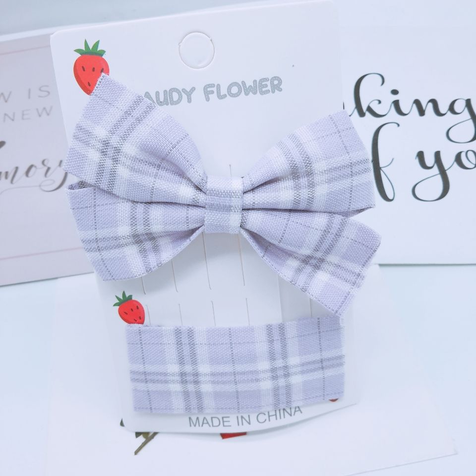 Simple little hair clip Korean girl beautiful clip bangs fresh bow cute hair clip Princess clip duck Specification drawing