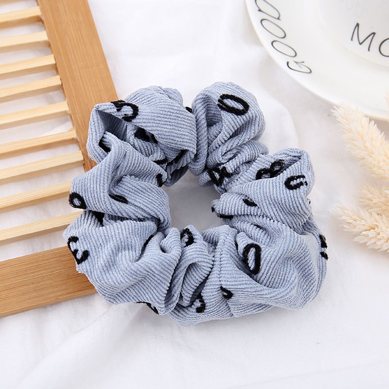 New minimalist fabric digital headband, student hair tie, ponytail hair band, and women's elastic elastic band hair accessory details Picture