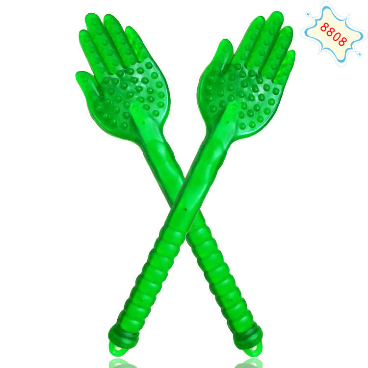 8808厂家直销拍痧板养生锤多功能硅胶按摩器产品图