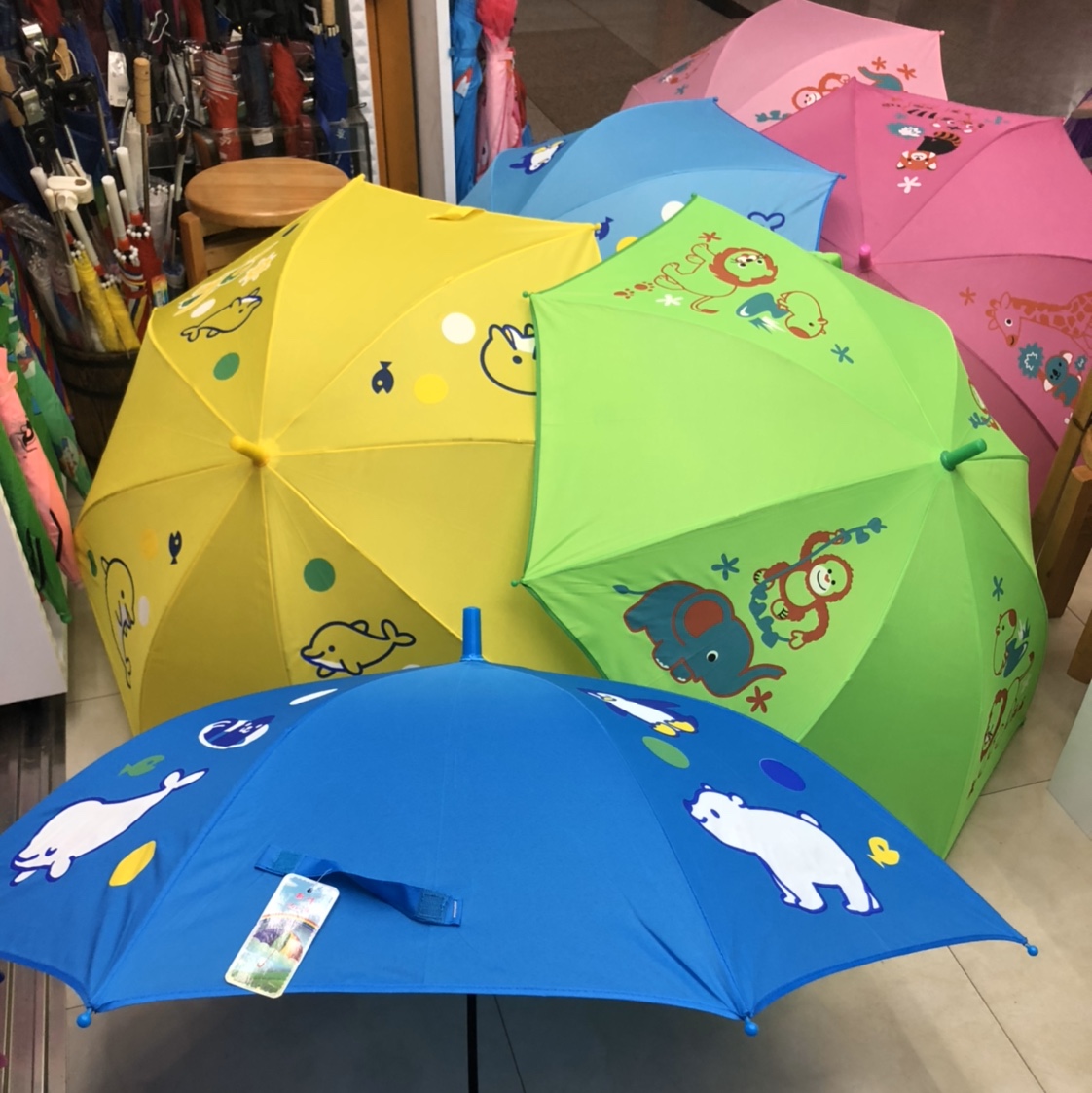 60Cm Touch Woven Cartoon Umbrella Boutique Umbrella Craft Umbrella Children Umbrella Manufacturers Direct Sales