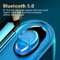 YEXIN's new F9-39 Bluetooth headset Digital Display B5 binaural 5.0 Touch Motion Triple display Bluetooth headset