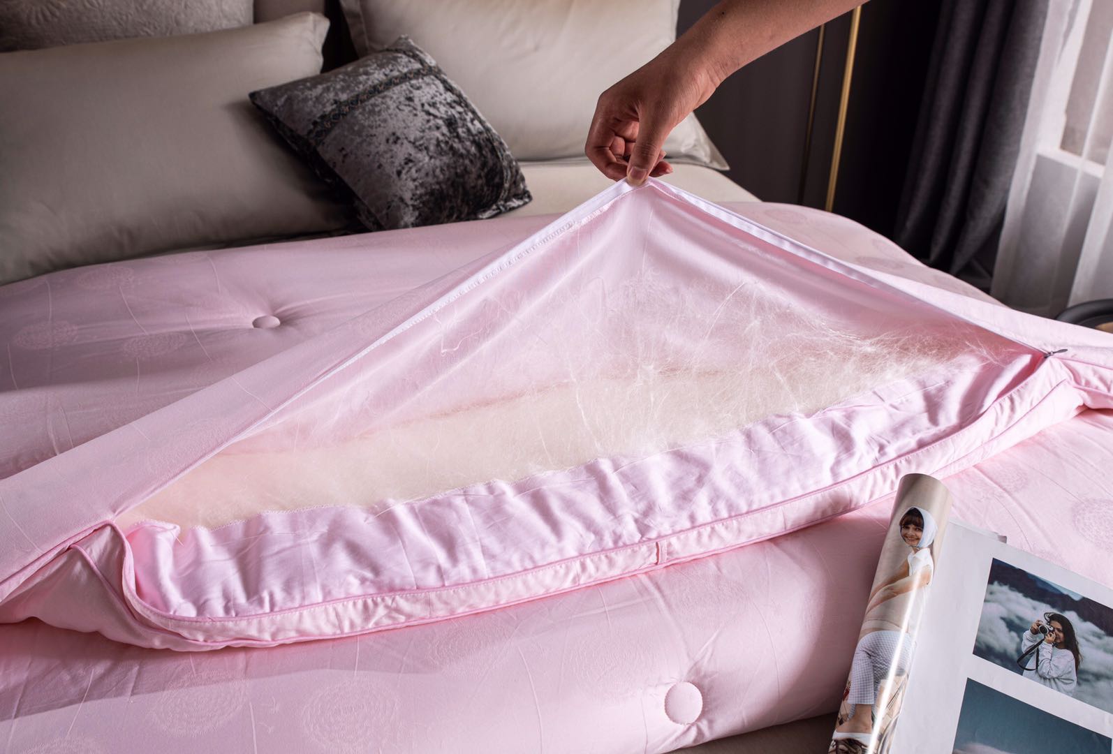 Bedding: Silk and soybean quilt Specification image