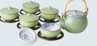 batik 茶具套装图