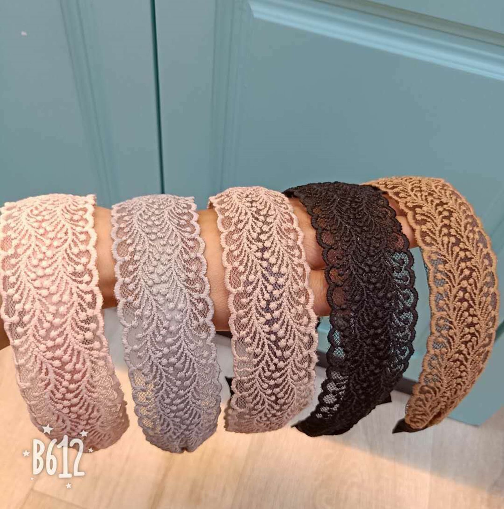 Yiwu good lace glossy headband C80#/103300 full figure