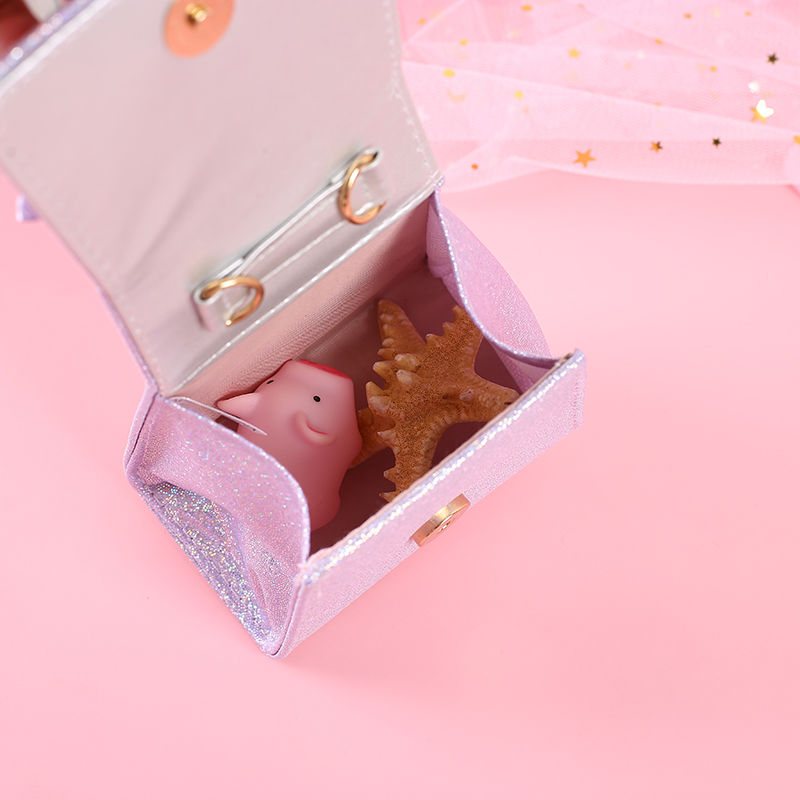 Small Fragrance Children's Silk With Bow 5 Pearl Hand-Held Diagonal Span Fashion Trend Bag 816 Specification drawing