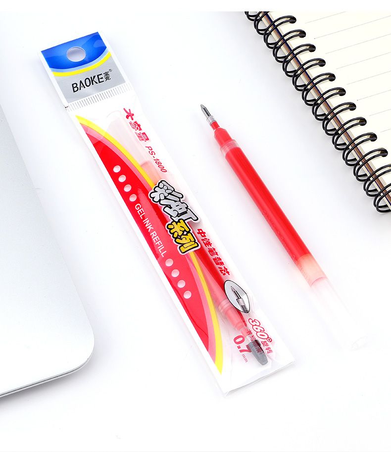 Baok PS1800 Super large capacity neutral core fountain pen refill 0.7mm pic 4