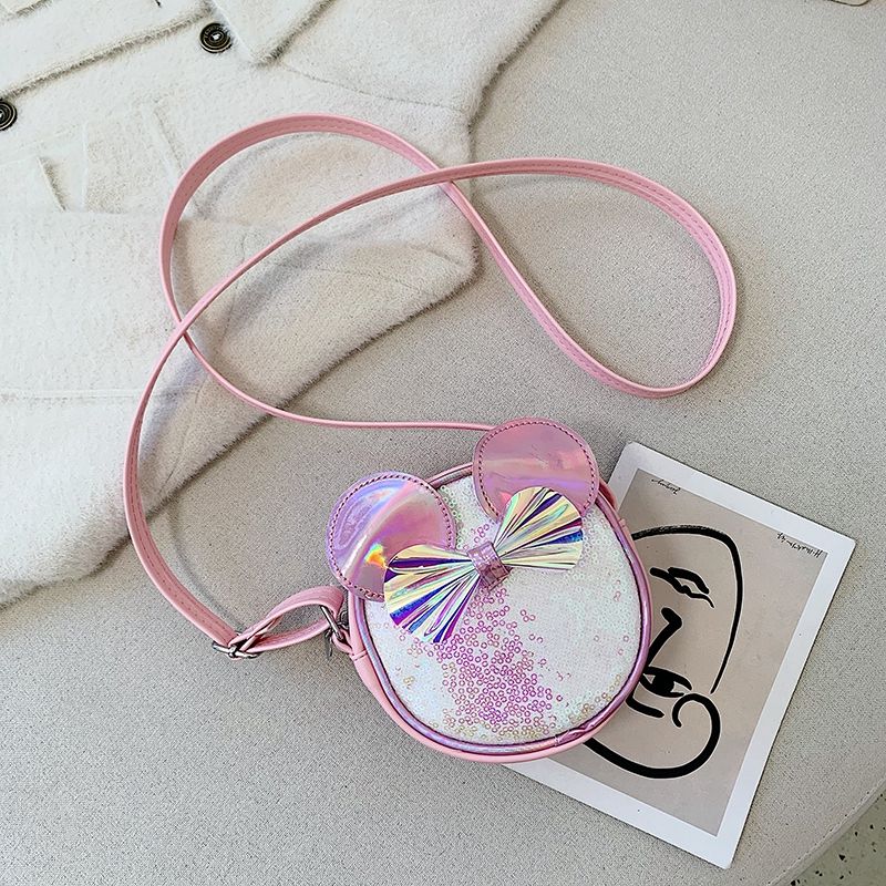 2019 New Small Round Bag Girl Bag Crossbody Bag Small Fresh Cute Cute Chain Single Shoulder Small Leather Bag details Picture