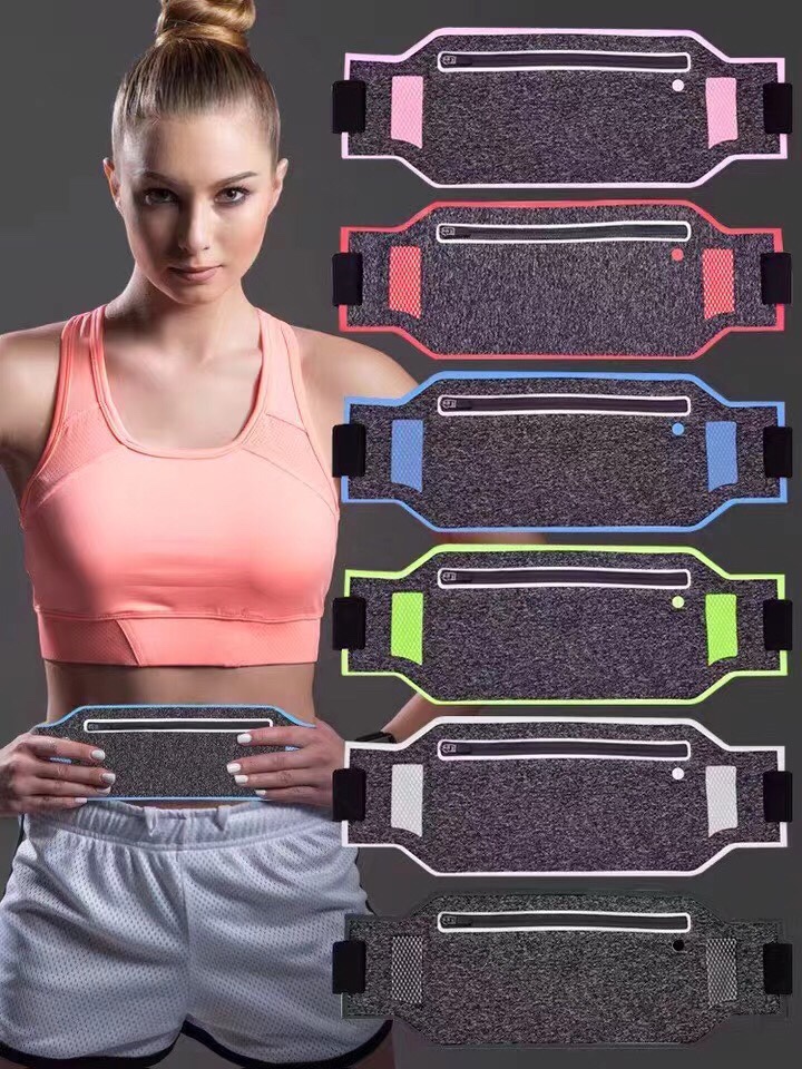 运动腰包  万能超薄运动腰包 手机收纳包 莱卡防水腰包产品图