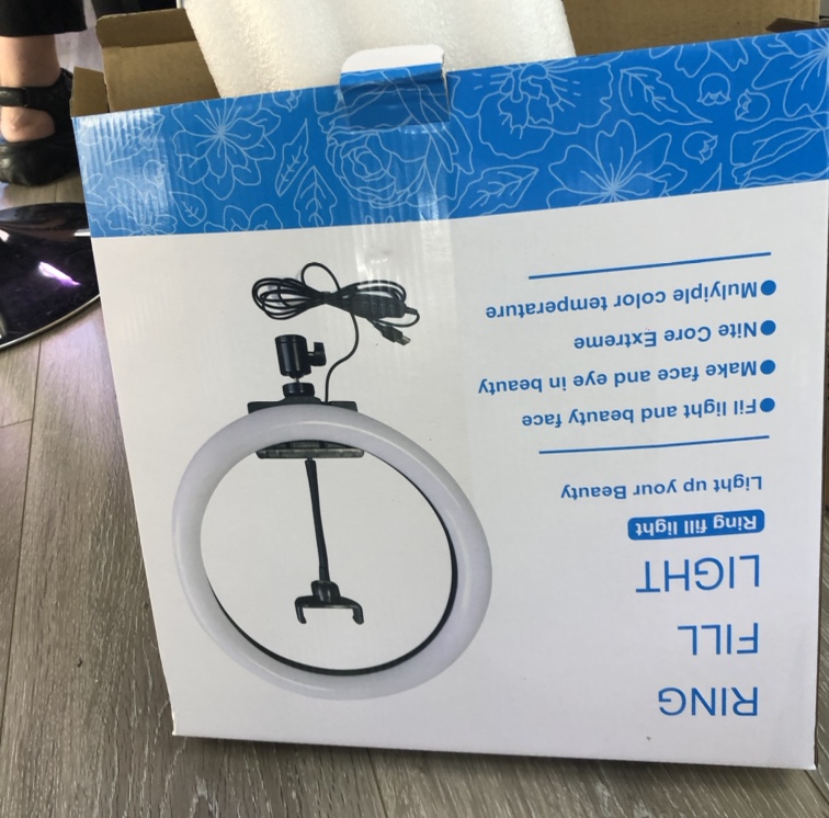10寸直播补光灯