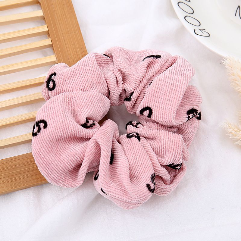 New minimalist fabric digital headband, student hair tie, ponytail hair band, and women's elastic elastic band hair accessory detail image 3