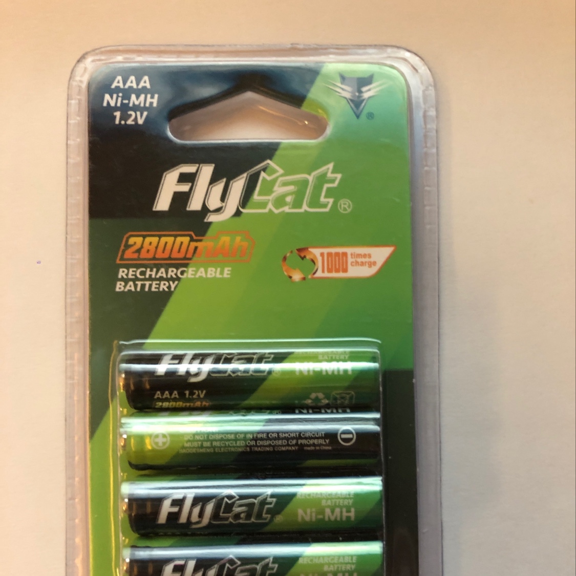flycat7 rechargeable battery