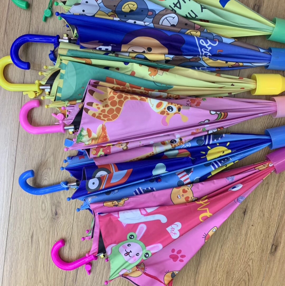 儿童黑胶防晒遮阳两用雨伞小学生卡通伞