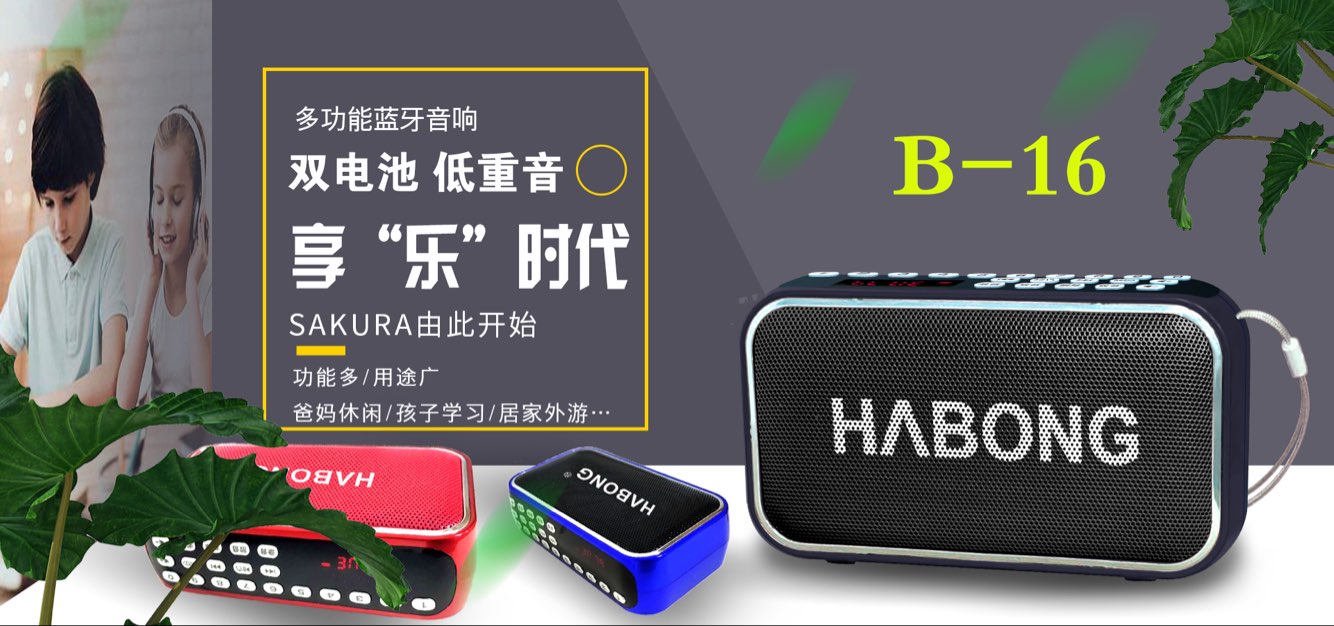 辉邦B-16蓝牙音箱小音响无线连手机重低音炮可插FF卡U盘播放器详情图7