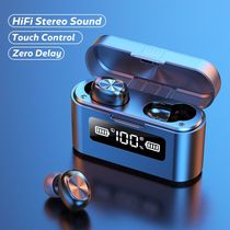 YEXIN's new F9-279 Bluetooth headset Dual-ear Motion digital Display 5.0 Touch digital display TWS Bluetooth headset