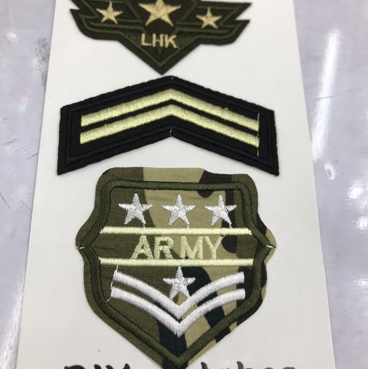 五角星迷彩布贴