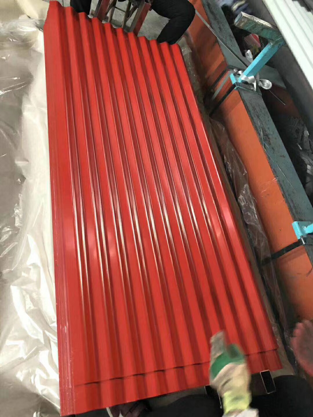 123彩钢瓦 镀锌瓦细节图