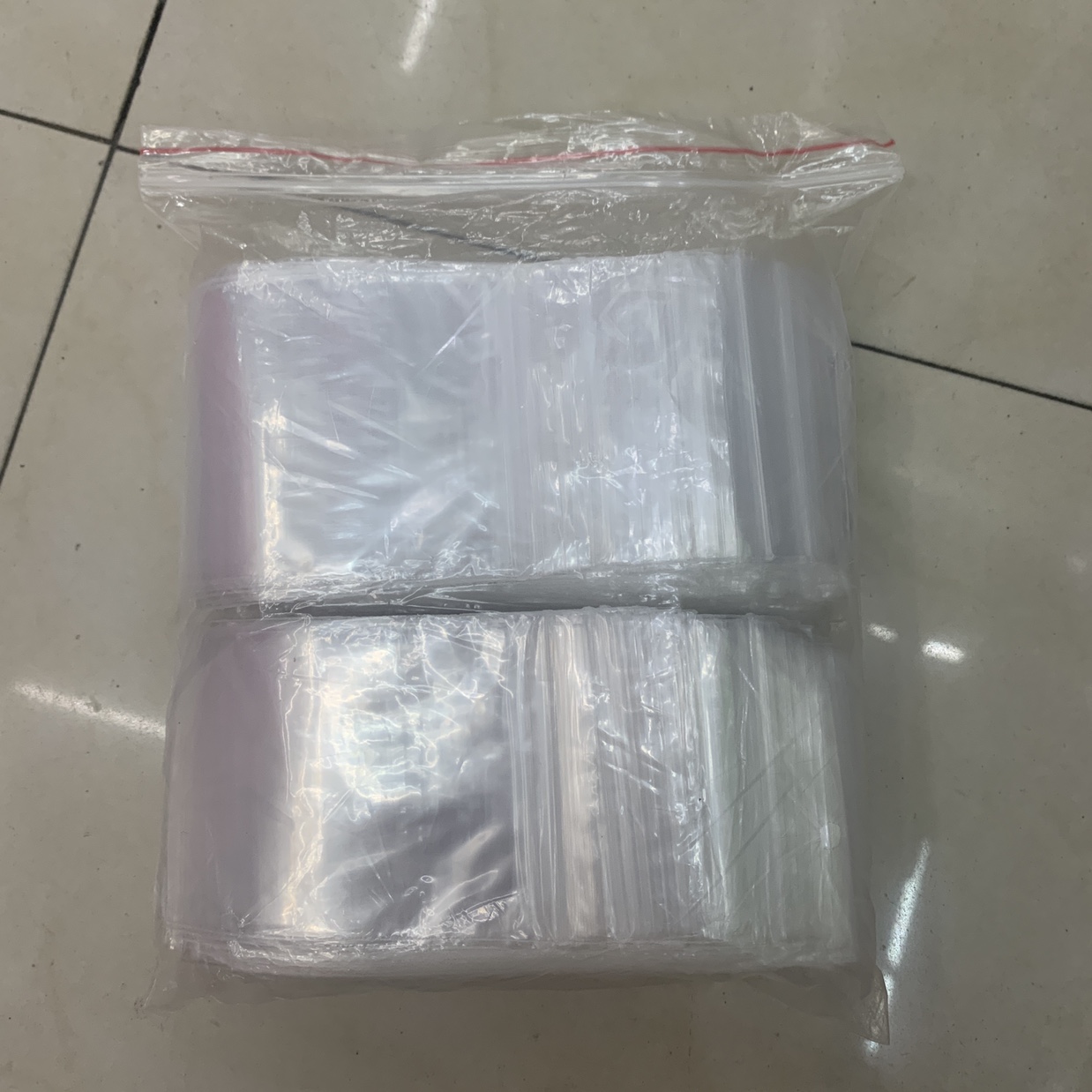 أكياس مغلقة مغلفة ذاتيا (7*10 حرير 500 500/أكياس مختومة من طراز PE