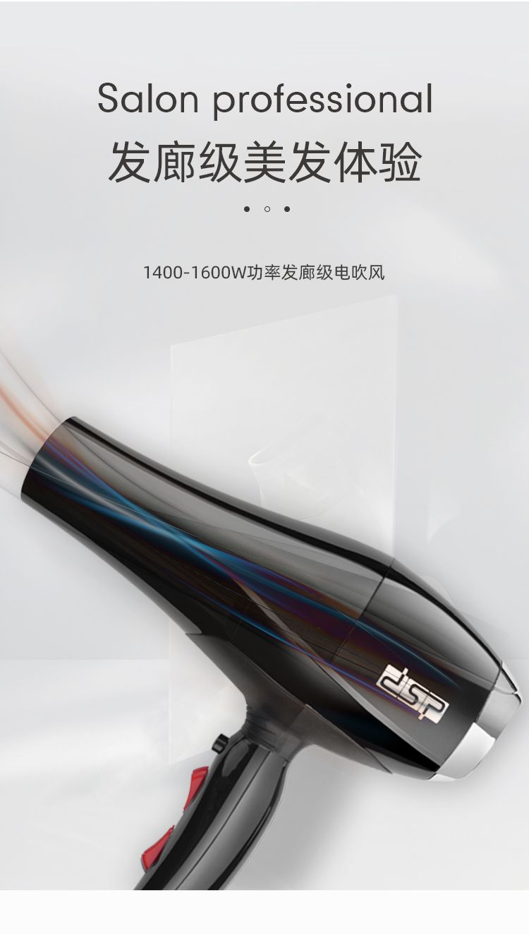 DSP丹松 家用吹风机大功率专业负离子护发低噪静音冷热恒温吹风筒详情图6