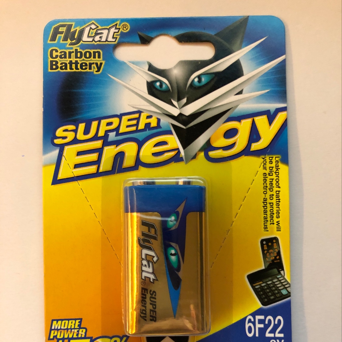 Golden Orchid cat 9V battery thumbnail