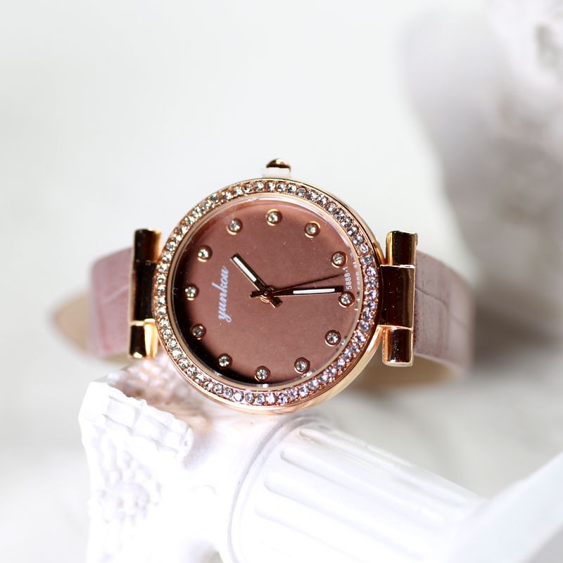 【 Xinle Watch Industry 】 Luxury women's watch straps, Diamond English watches, direct sales from the manufacturer of best-selling European and American watches detail image 3