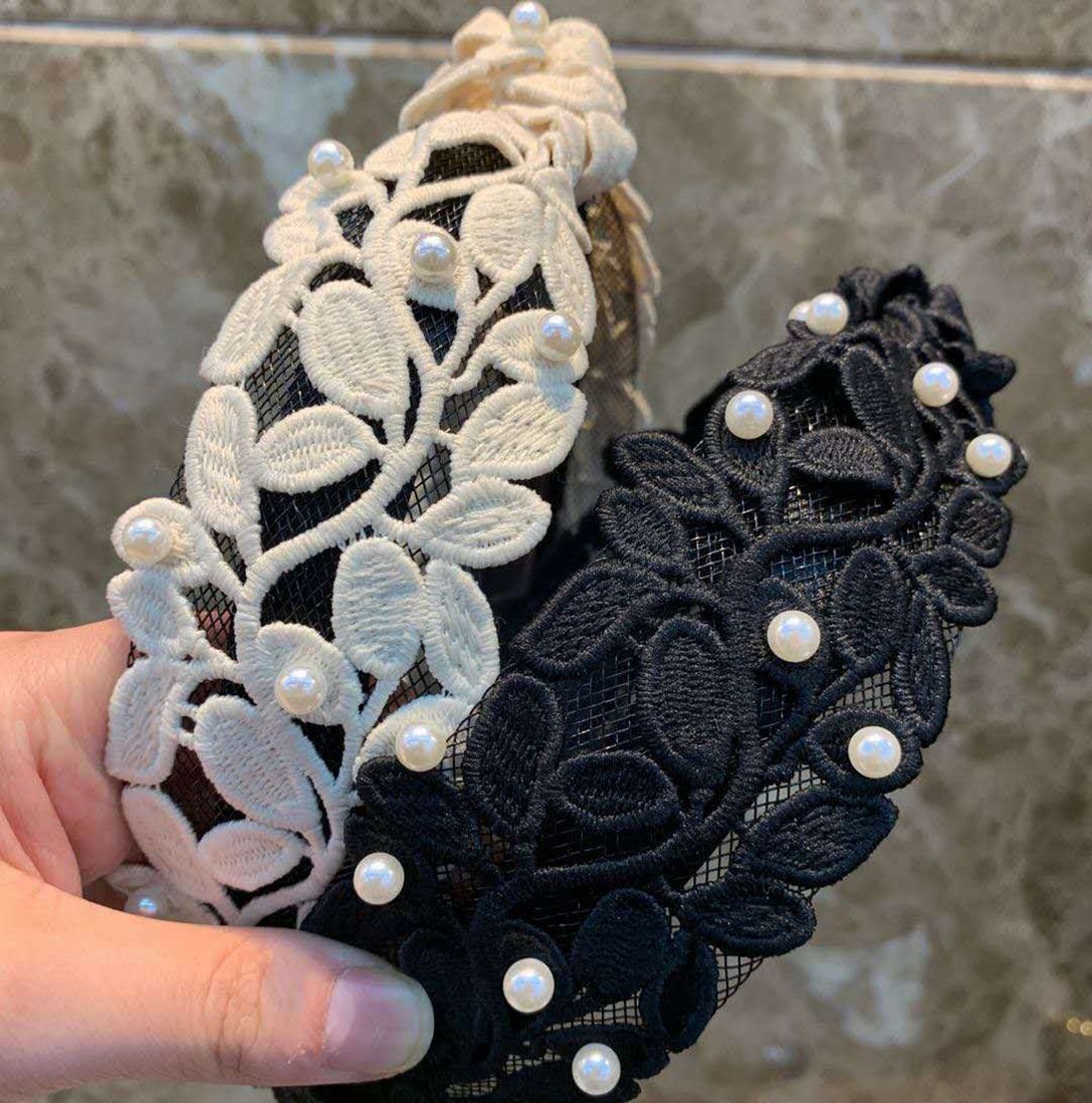 Yiwu Selection Lace stitching bead headband C3-1#/103300 full figure