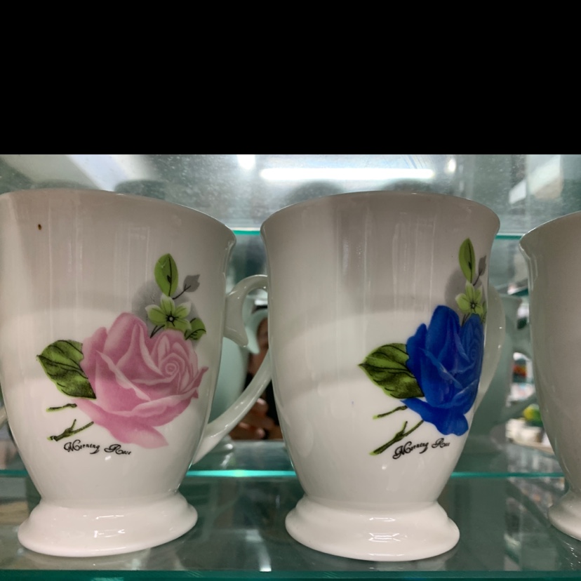 Ceramic cup flower water cup