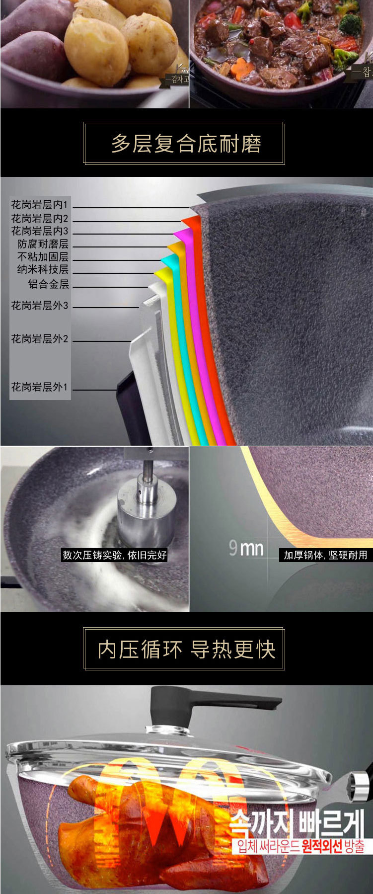 Libin Inofu coated wok 24cm (uncovered) detail image 2