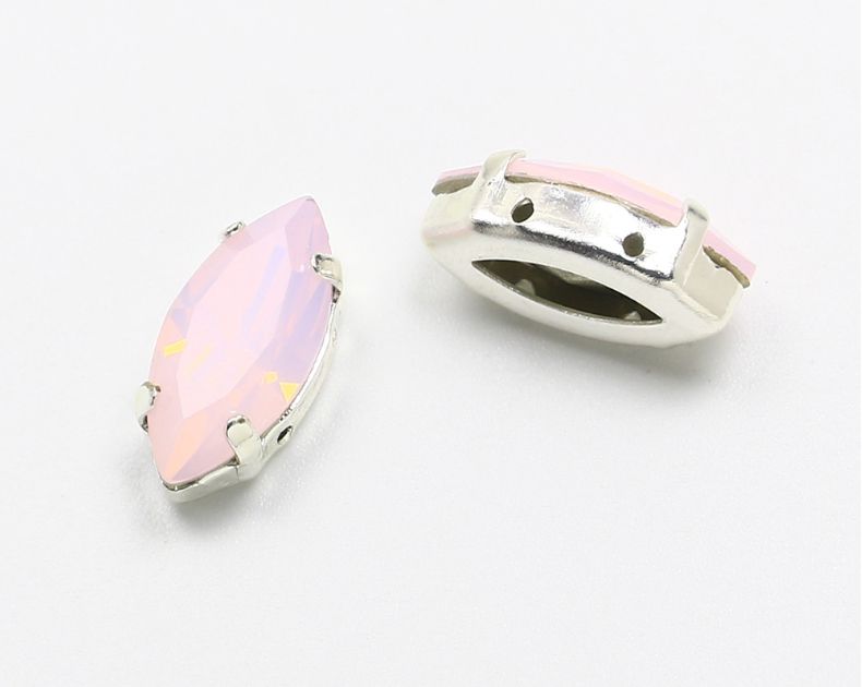 东洲水晶 粉蛋白系列尖底玻璃爪钻diy鞋服手缝钻 箱包饰品配件详情图5