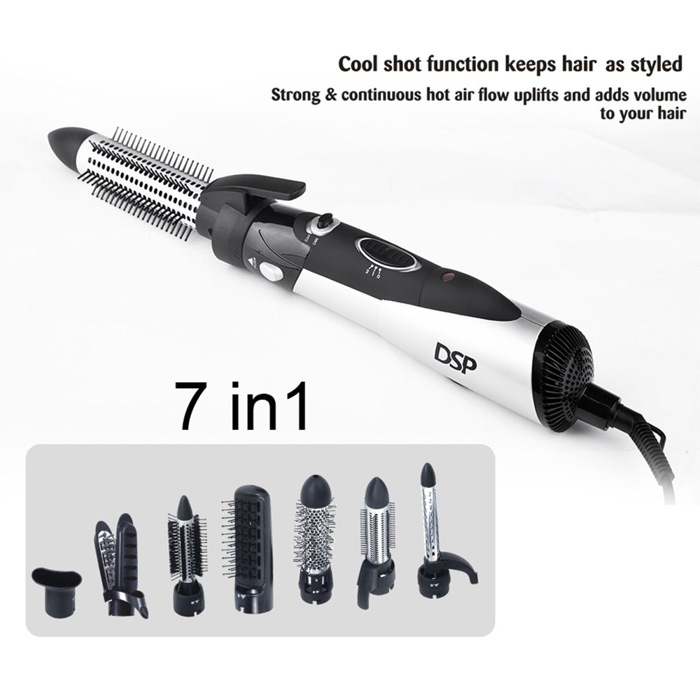 DSP Dansong multi-functional home straight hair comb set, roll straight dual-purpose hot air comb hair comb styling hair comb